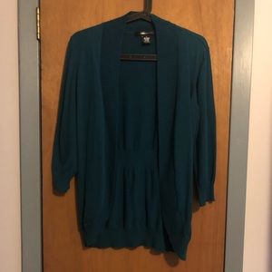Deep green-blue cardigan